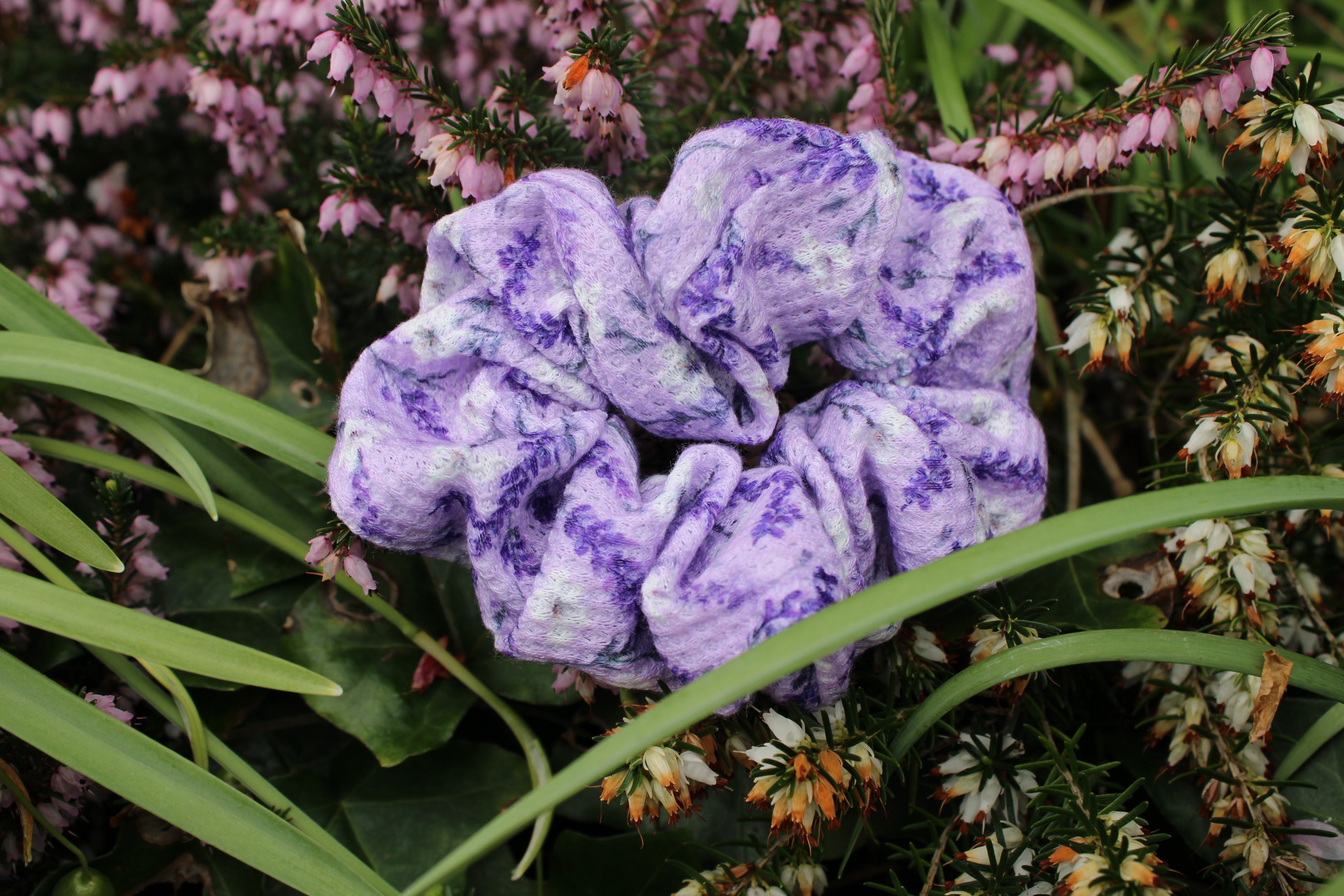 Lavender Fields Scrunchie