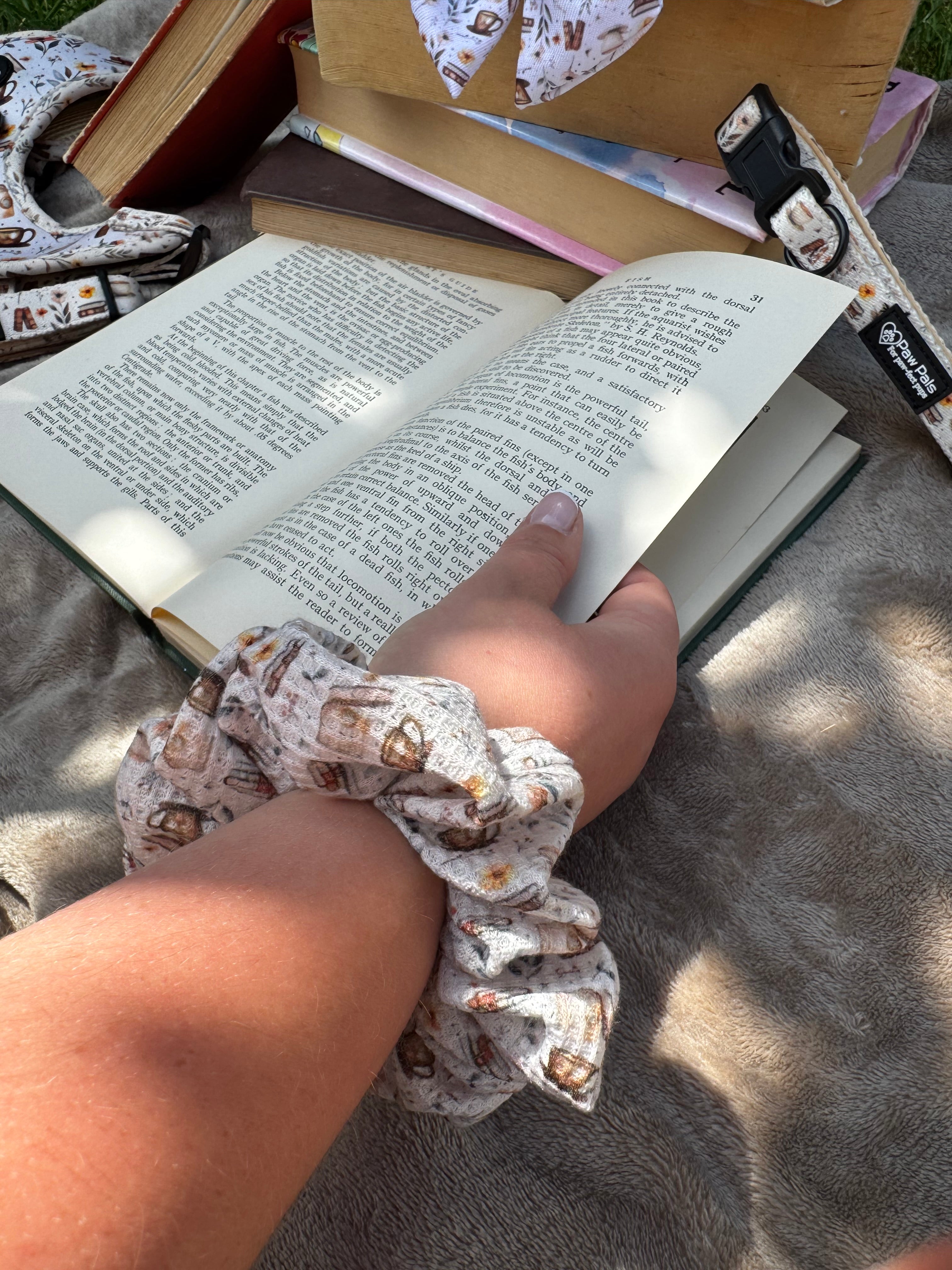 Coffee & Pup Club Scrunchie