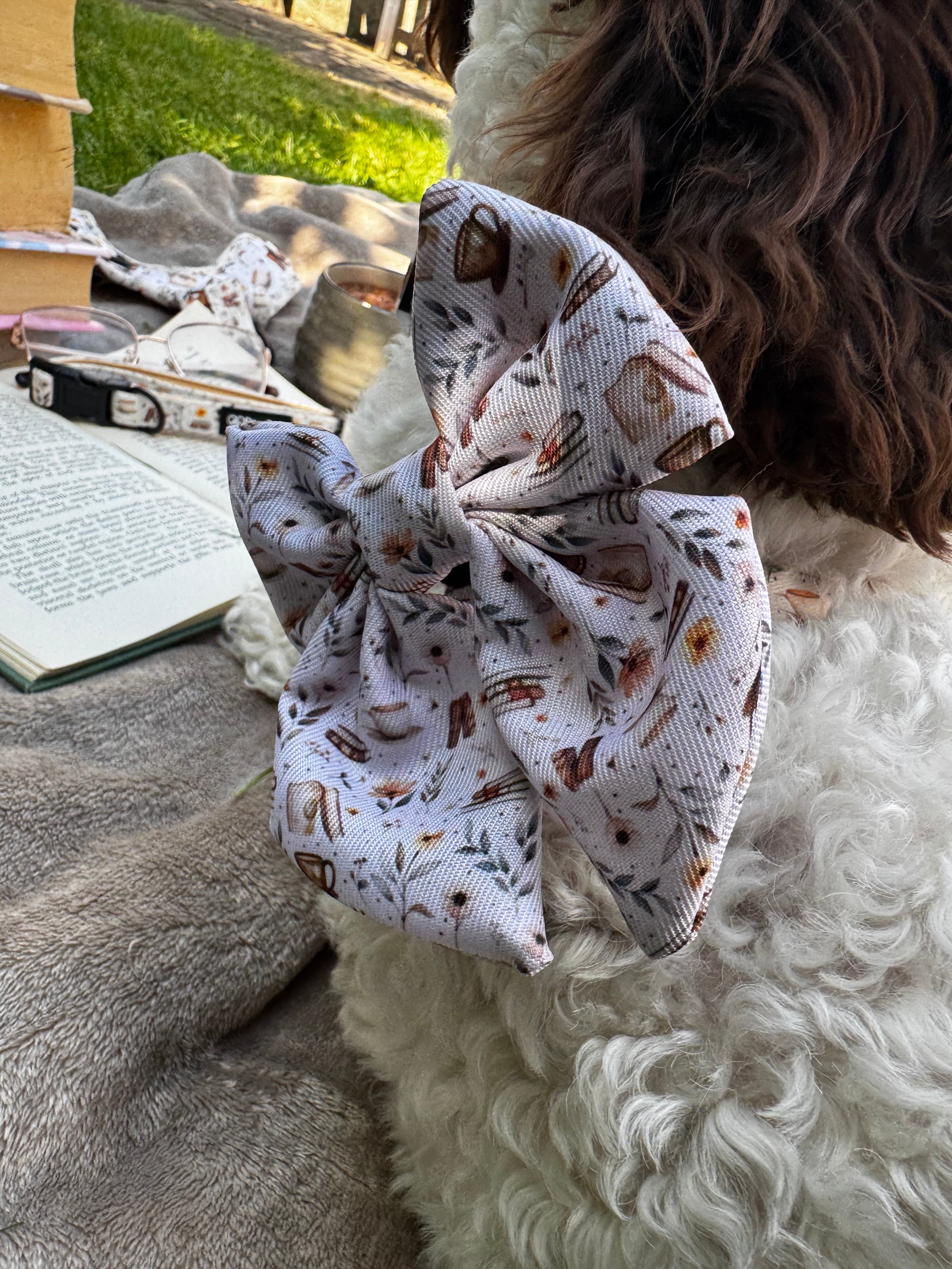 Coffee & Pup Club Sailor Bow