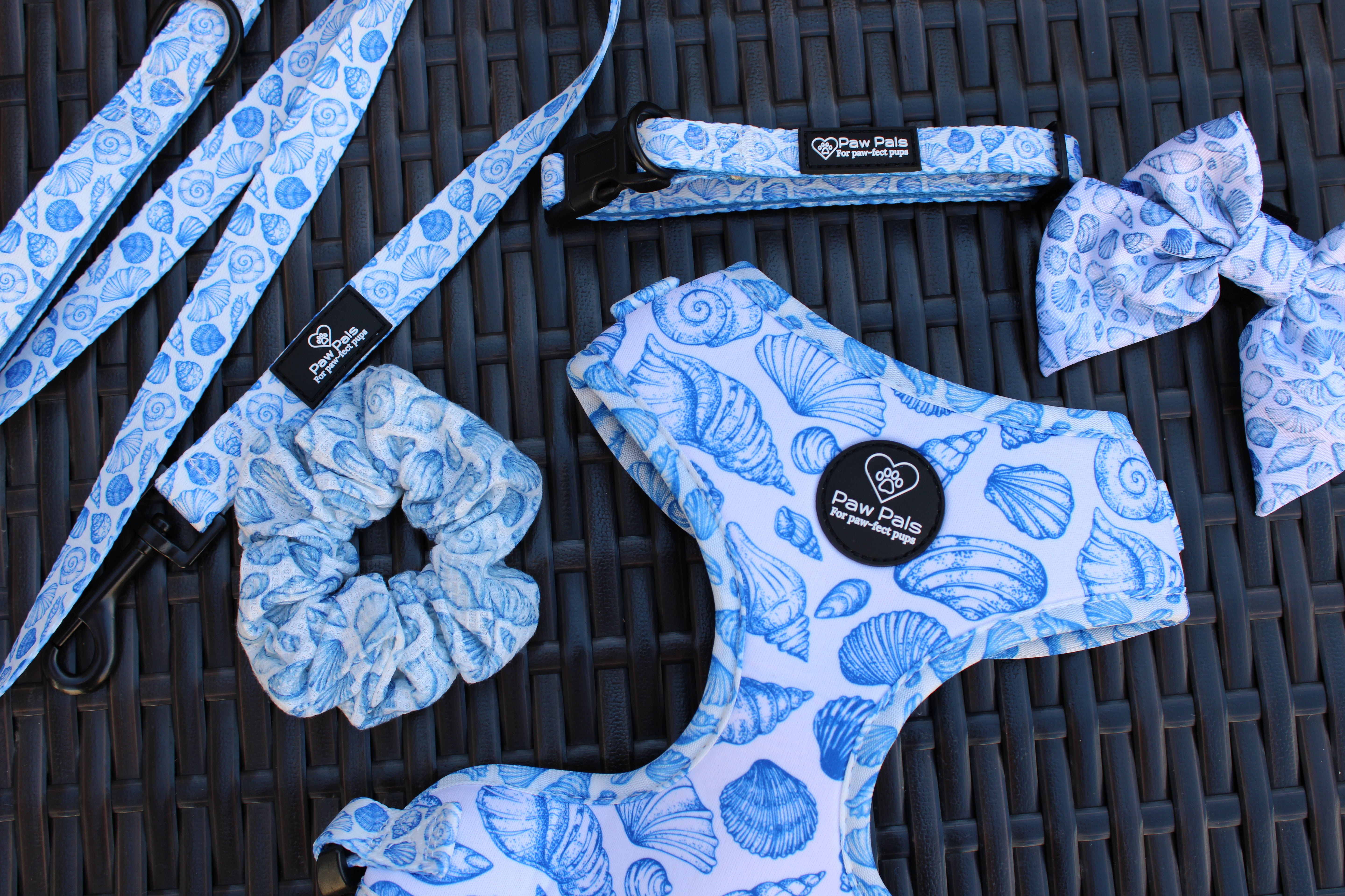 Ocean Shells Scrunchie