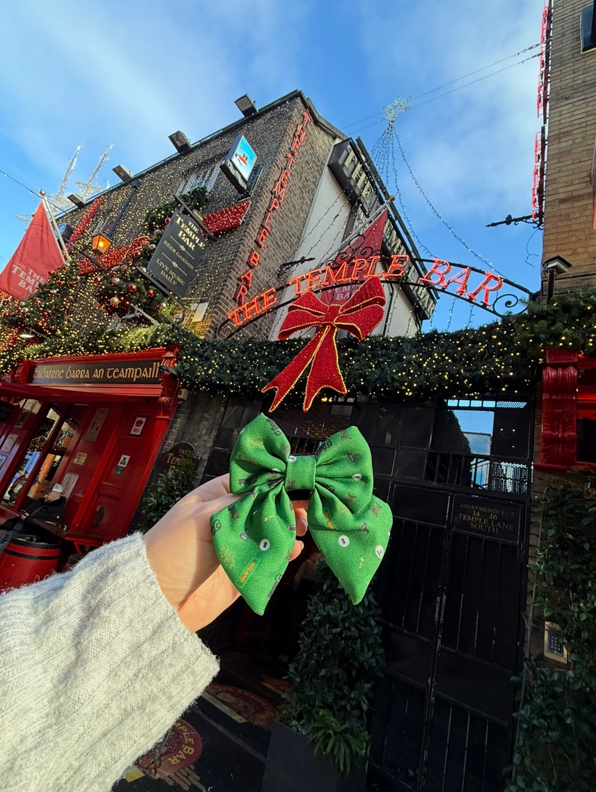 St Paddy’s Day Sailor Bow