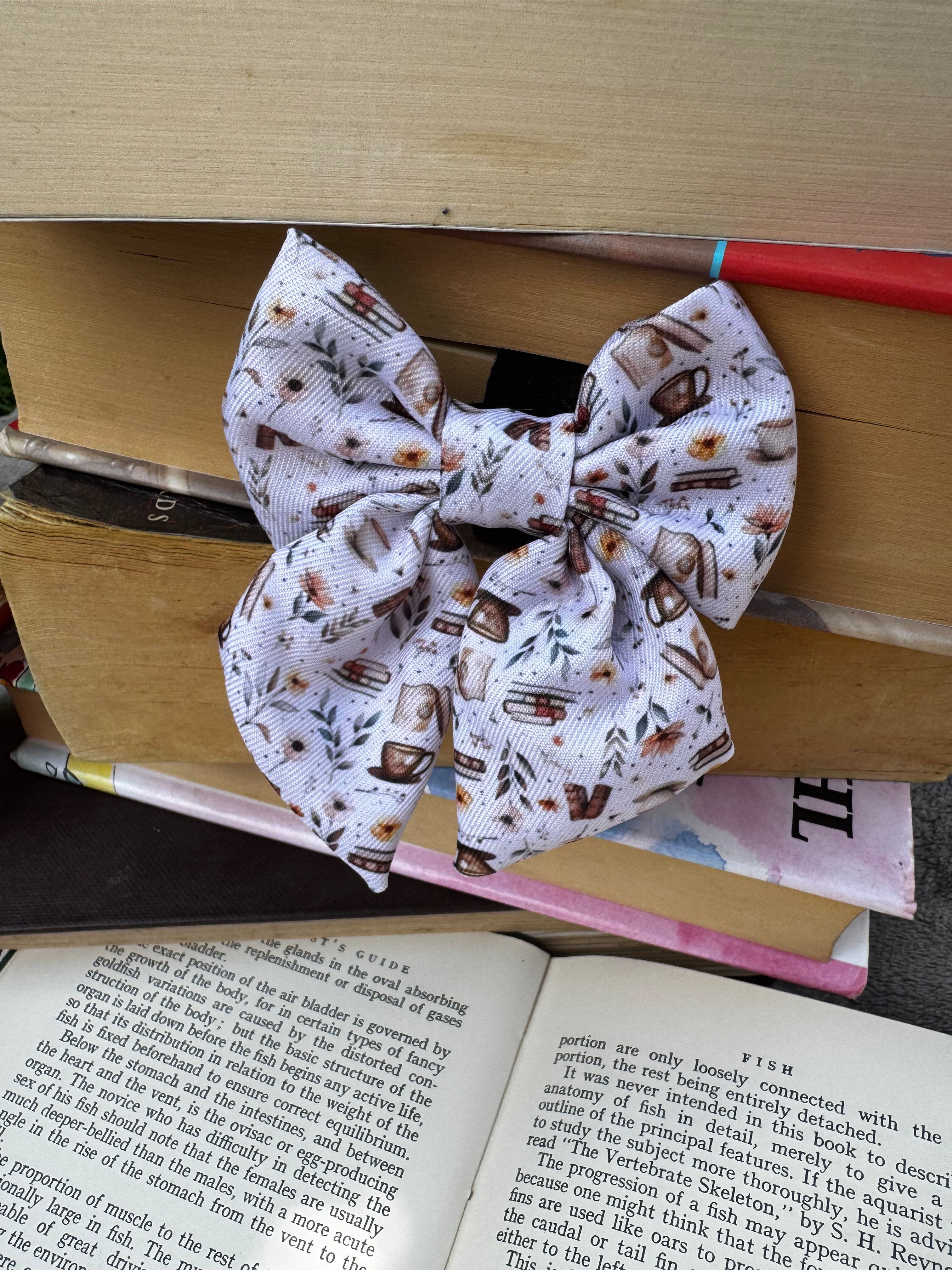 Coffee & Pup Club Sailor Bow