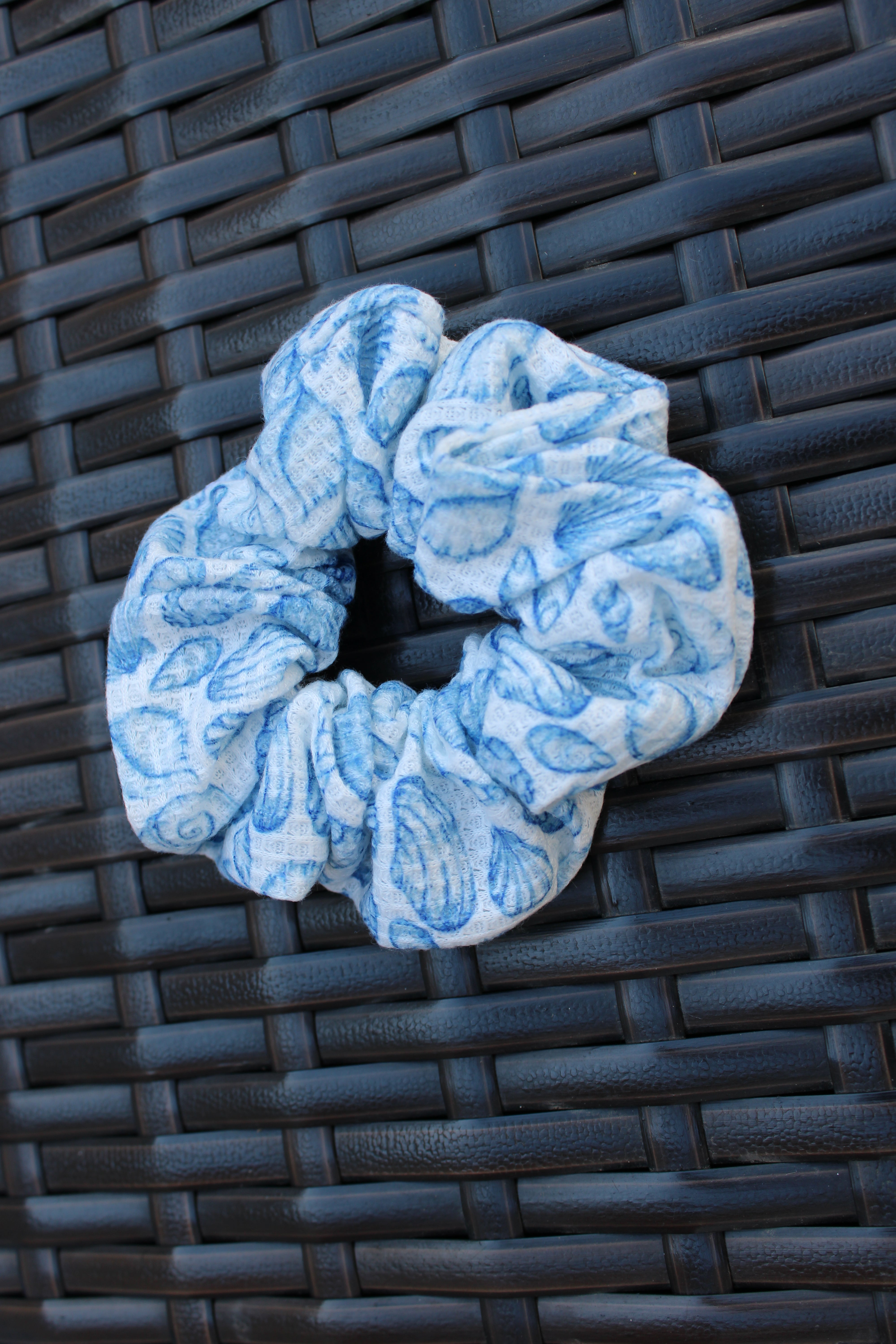 Ocean Shells Scrunchie