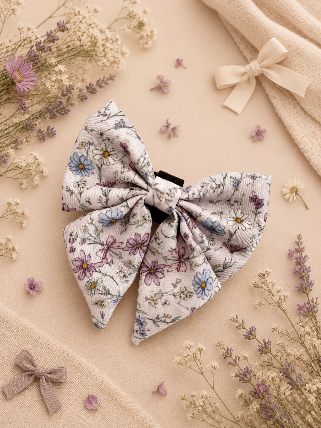 Wildflower Wishes Premium Sailor Bow