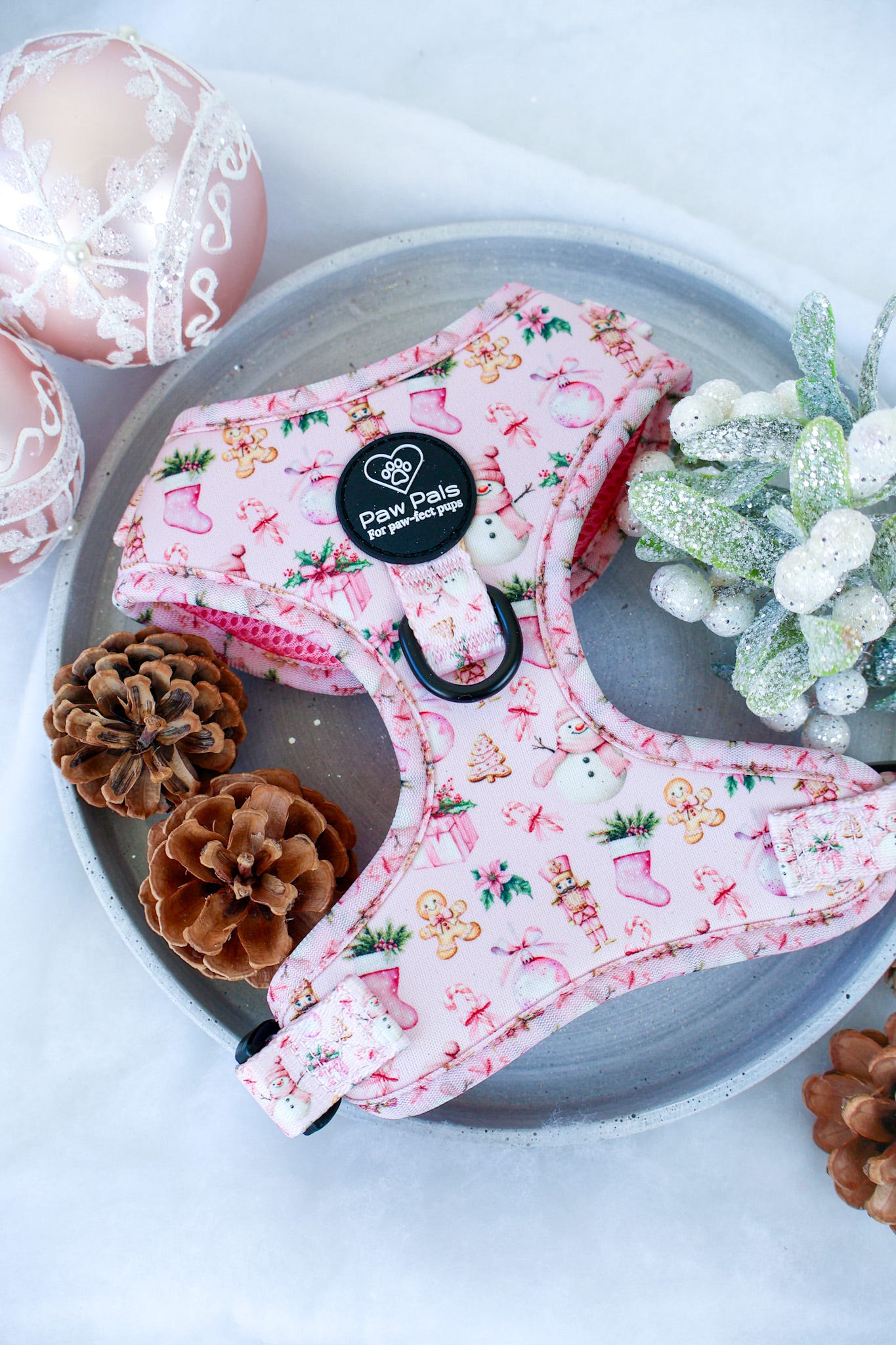 Pink Christmas Harness