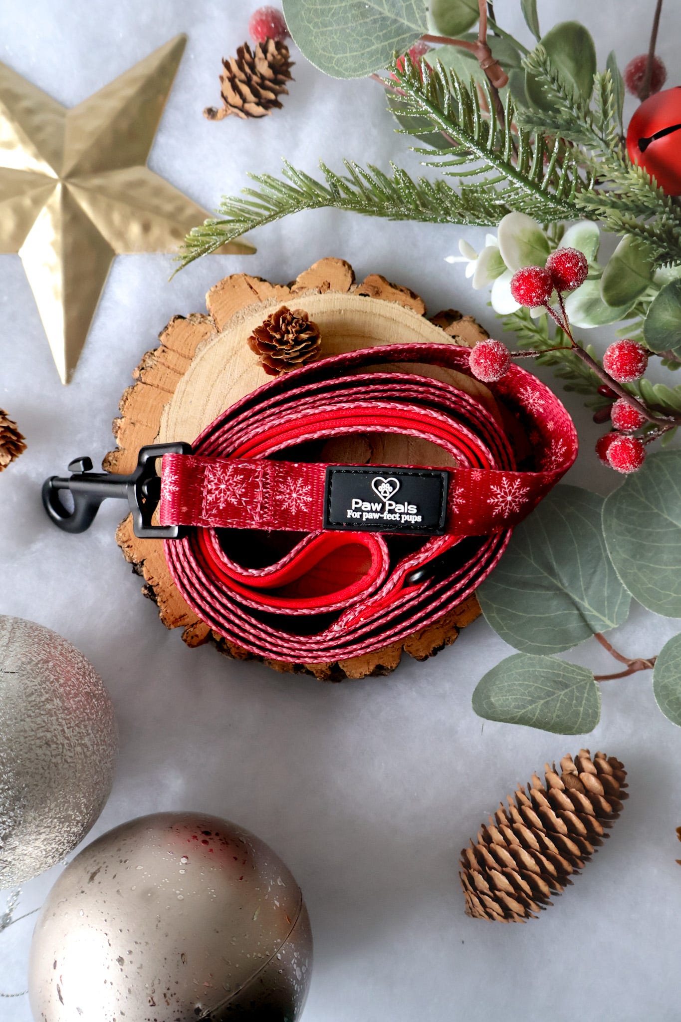 Snowflake Snuggles Leash