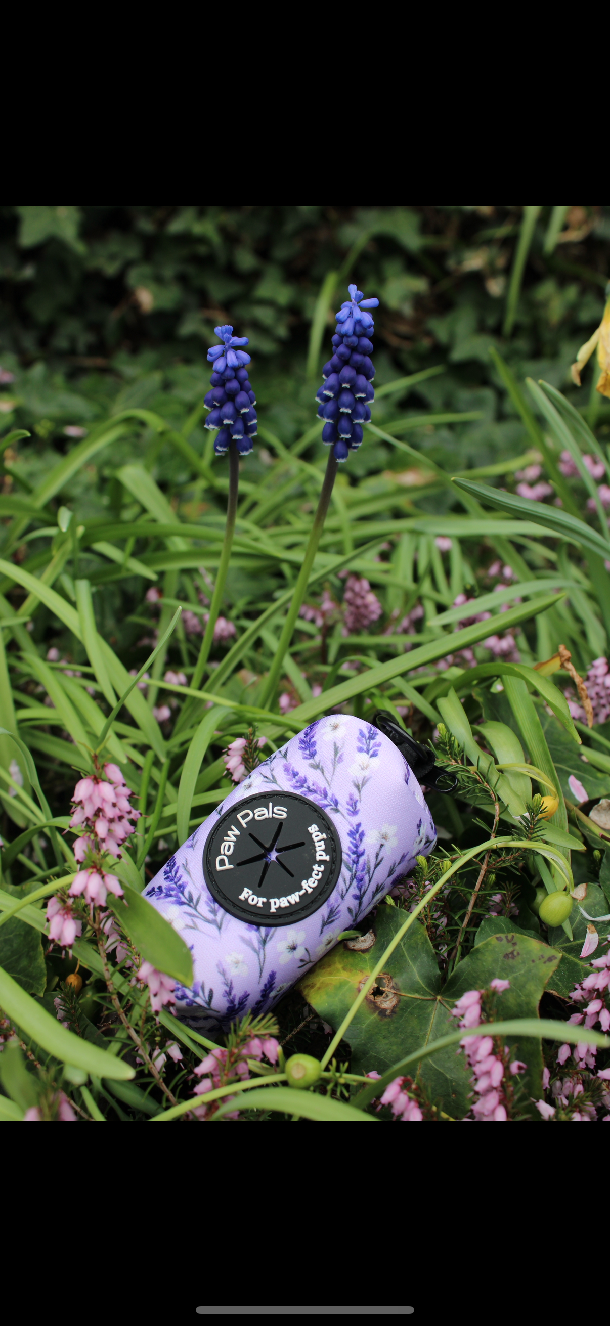 Lavender Fields Poop Bag Holder