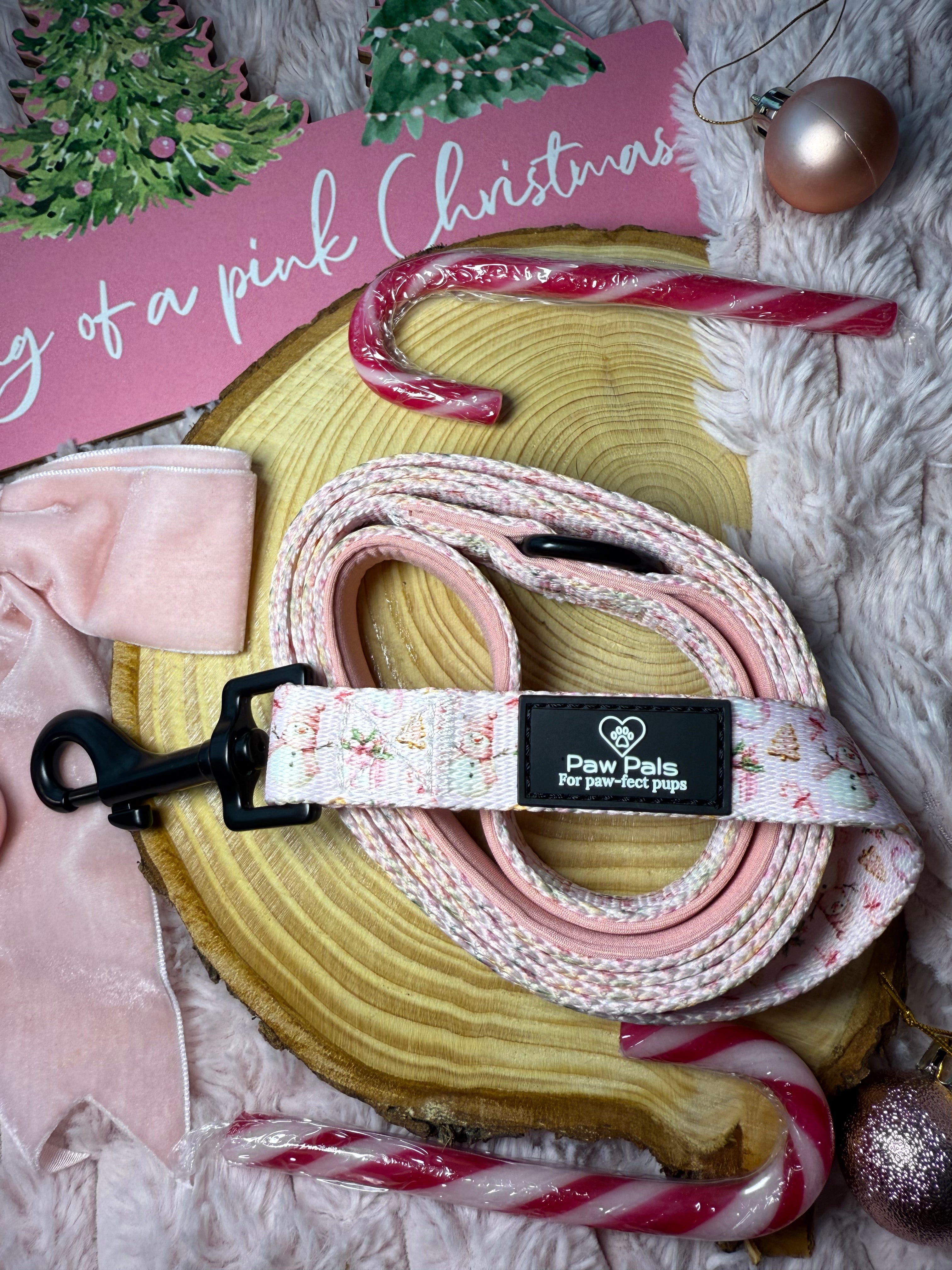 Pink Christmas Leash