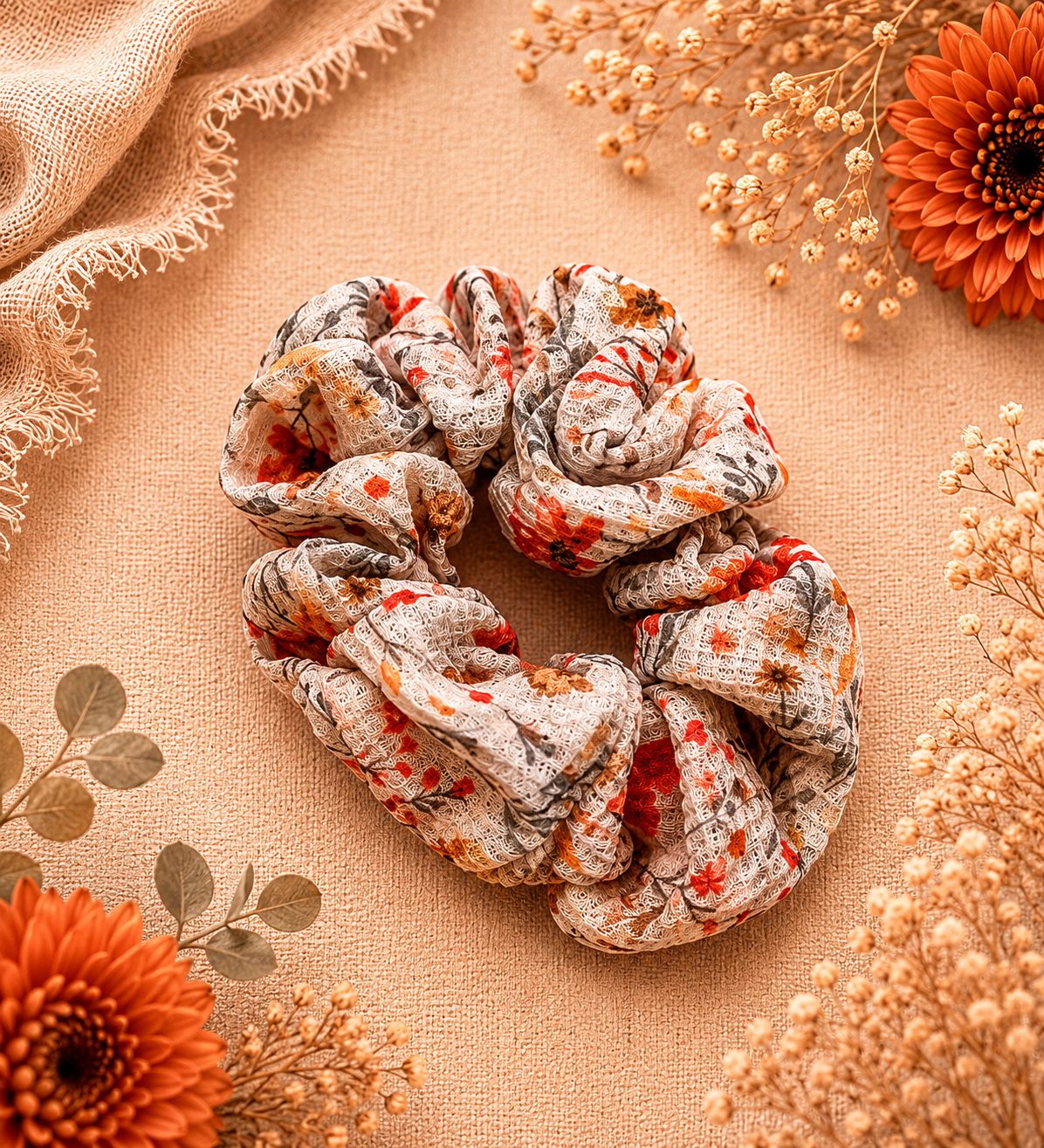 Sienna Bloom Scrunchie