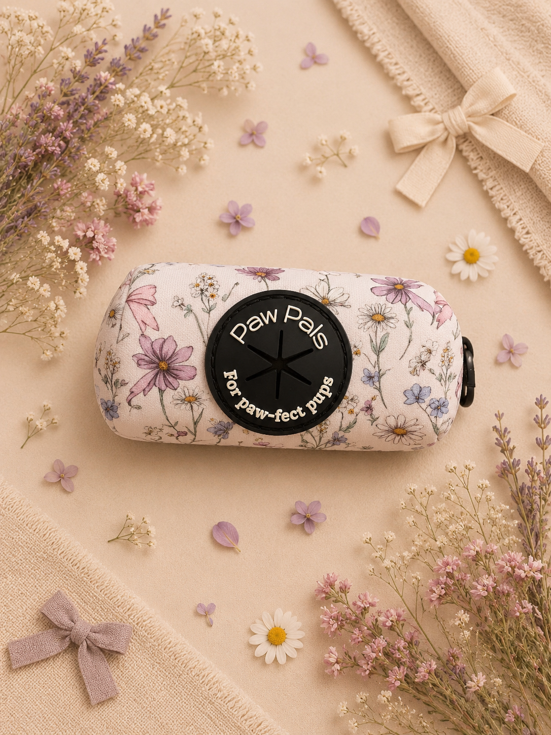 Wildflower Wishes Poop Bag Holder