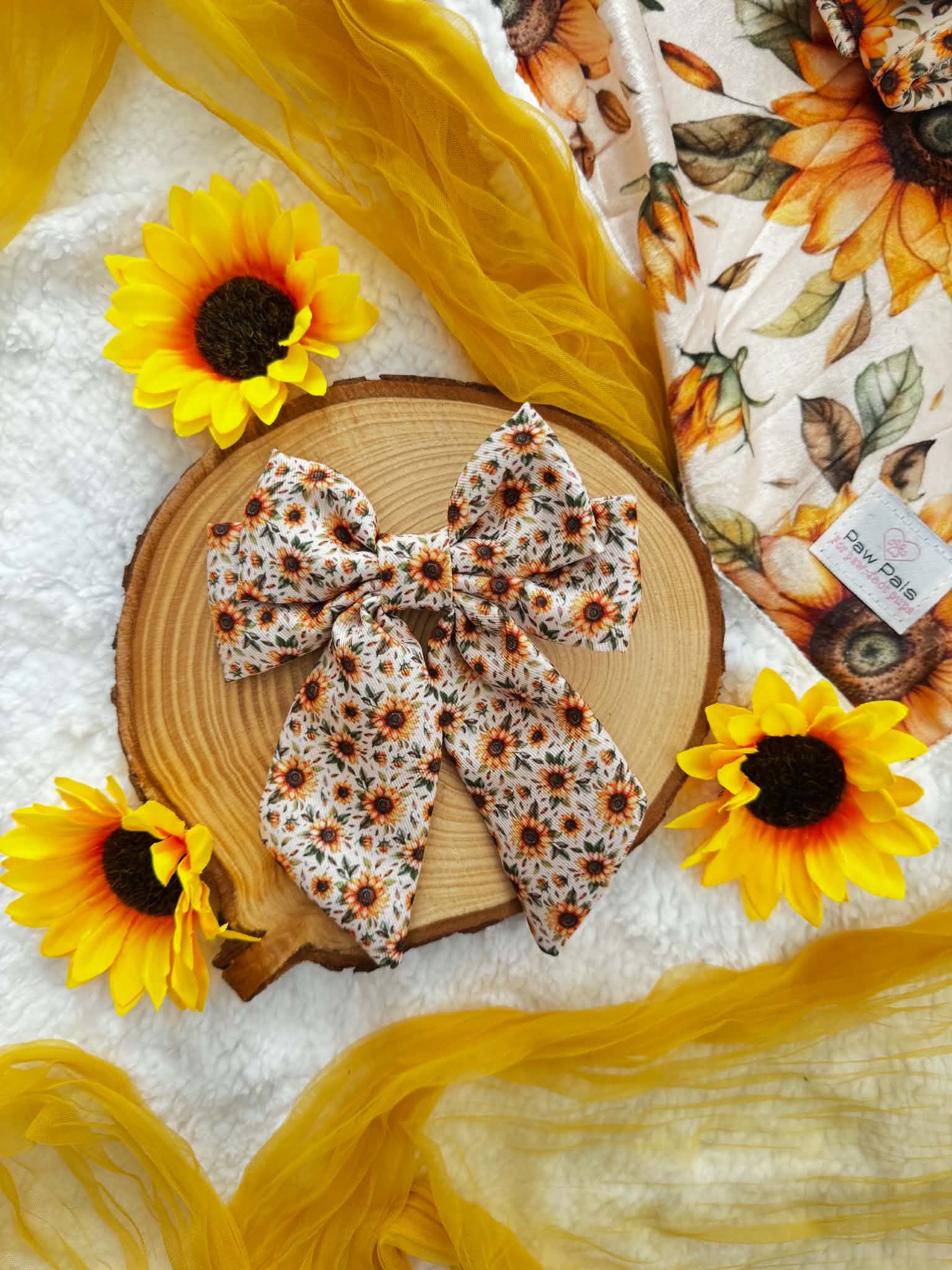 You’re my sunflower human hair bow
